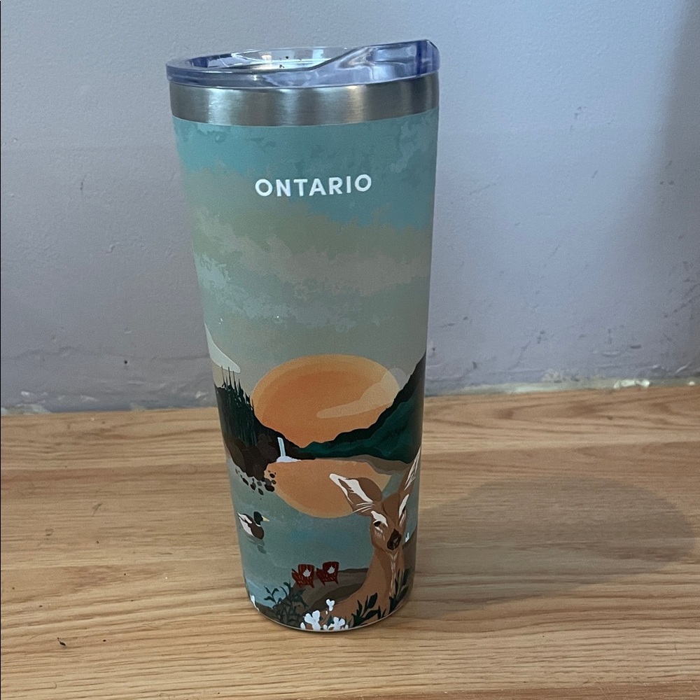Tim Hortons “Ontario” Stainless Steel Travel Mug – 22oz